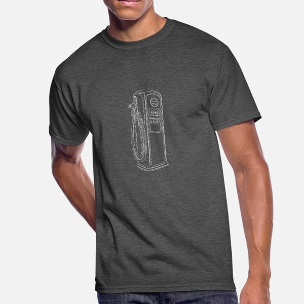

retro fuel pump t shirt men customize cotton s-xxxl novelty fitness funny summer standard shirt