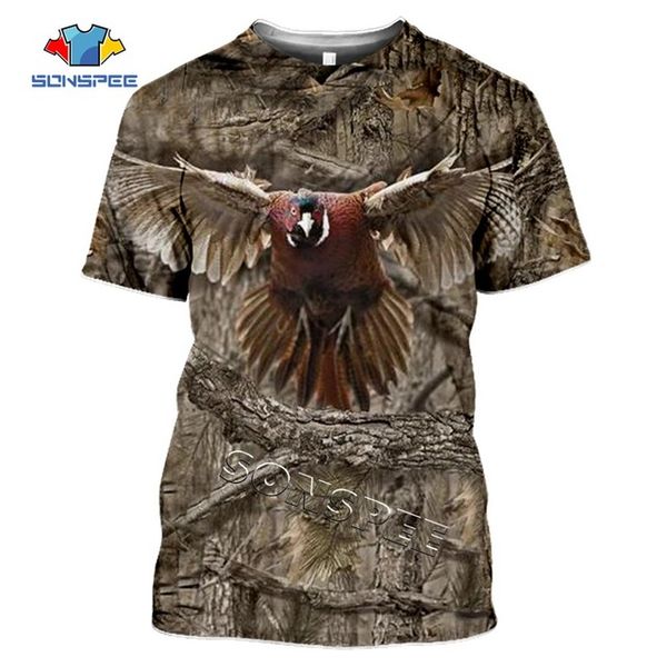 

camo hunting animals wild boar summer men pullover 3d print shirts plus size hippie funny men clothing