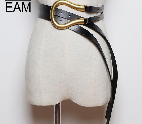 

wkoud eam 2020 new fashion autumn belt for women cowskin metal rings press type trendy korea casual classical belt female 1k755 cx200716, Black;brown