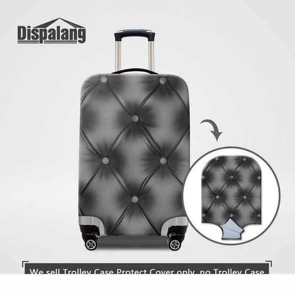 

fashion women travel accessories cool black sofa patterns luggage protective covers for 18 to 30 inch suitcase rain waterproof baggage cover