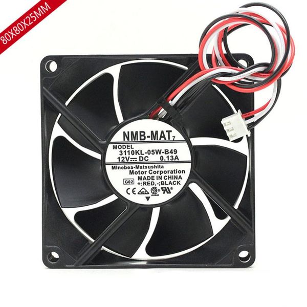

for nmb 3110kl-05w-b49 8025 8cm 80x80x25mm 24v 0.13a