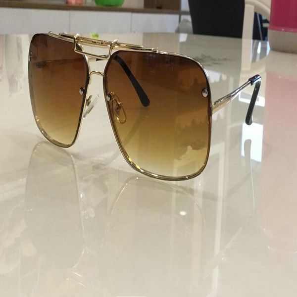 

kapelus sunglasses brand gold metal sunglasses men's big face outdoor casual glasses, White;black