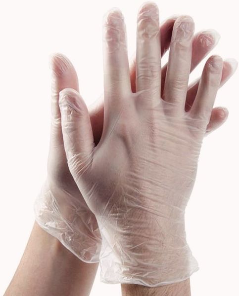 

pvc protective gloves disposable glove box package powder work safety gloves for kitchen food work available