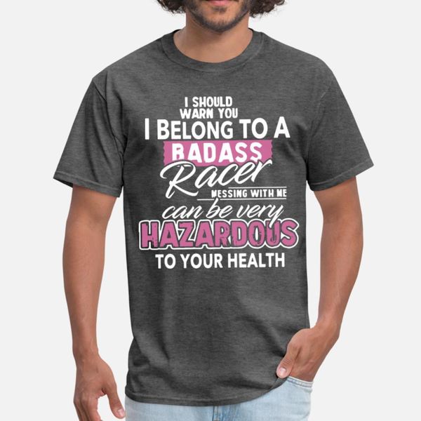 

i should warn you i belong to badass racer car rac t shirt men designing tee shirt s-xxxl slim fitness new fashion spring letter shirt