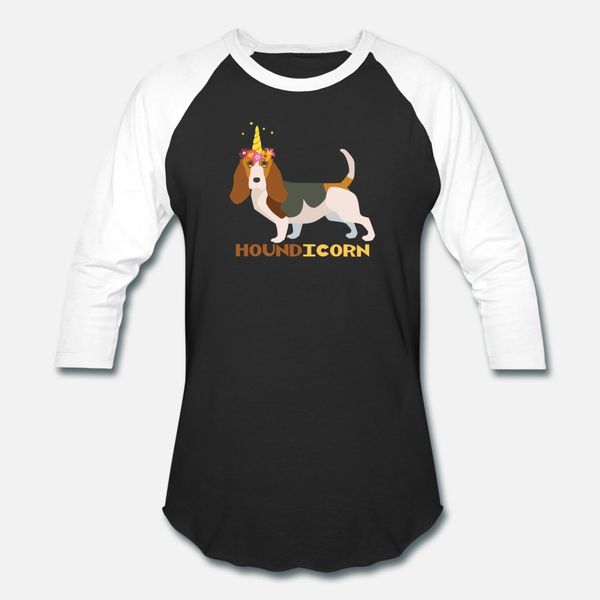 

houndicorn t shirt men custom short sleeve crew neck leisure graphic funny summer natural shirt