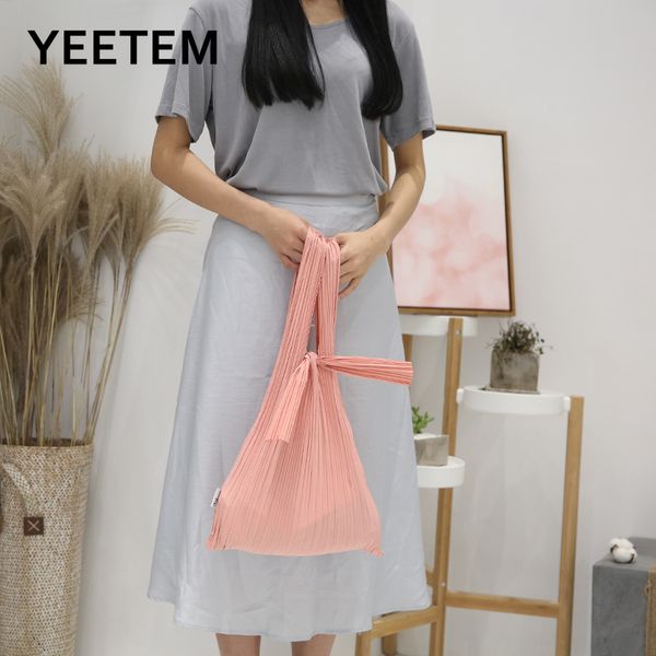

original simple shoulder bag large small pleated tank bag pleated shoulder clutch shopping 2020