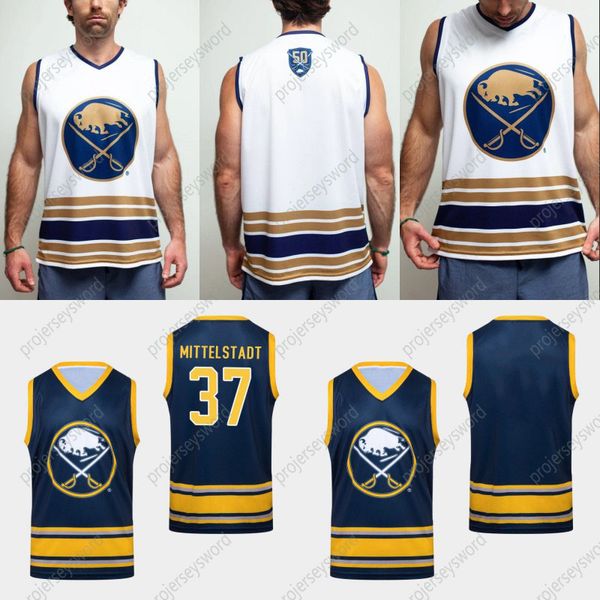 

buffalo sabres tank jersey jack eichel jimmy vesey jeff skinner dominik kahun wayne simmonds rasmus dahlin carter hutton colin miller jersey, Black;red