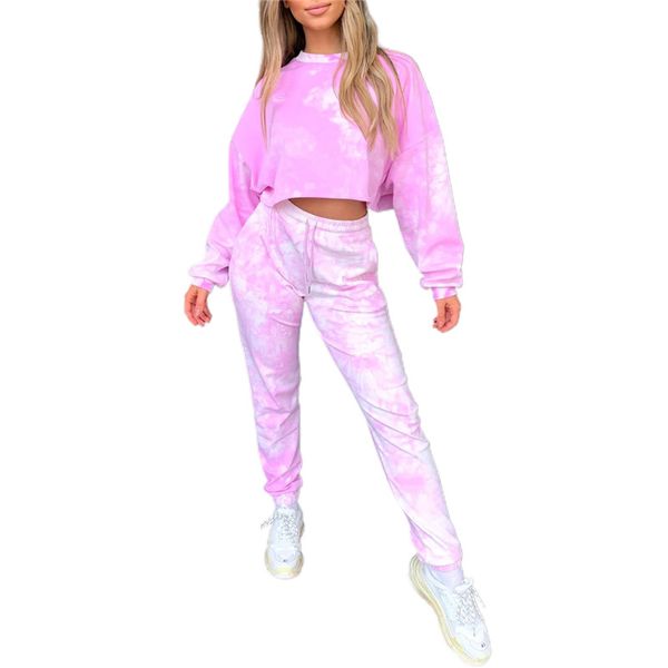 

women's pants & capris spring autumn women casual sport tie dye print running jogger female elastic waist ladies sweatpants baggy trous, Black;white