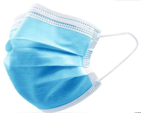

DHL,in stock! Disposable Face Masks with Elastic Ear Loop 3 Ply Breathable for Blocking Dust Air Anti-Pollution Mask