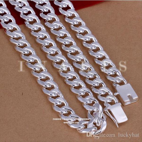 

men short silver sterling chains 10mm24925 chains buckle square necklace silver figaro charm necklace mens jewelry silver tkjzr