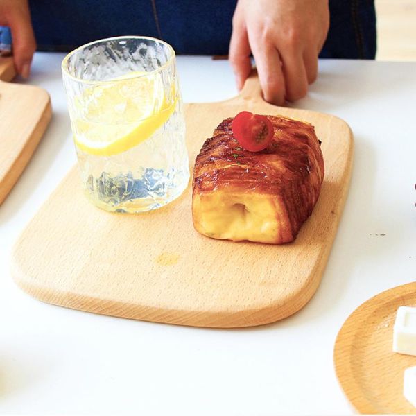 

mats & pads home kitchen chopping board wood plate pizza bread fruit hanging cutting non-slip