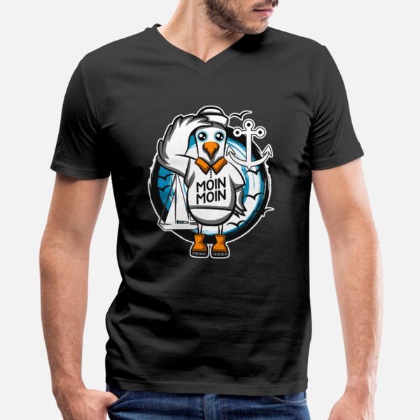 

moin north german gull t shirt men custom short sleeve o-neck solid color sunlight authentic summer style formal shirt