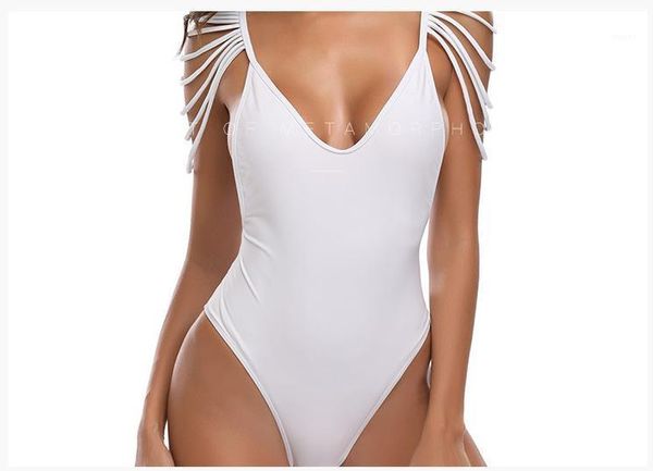 

piece bikini tassels designer solid black white beach bikinis swimwear clothing for women summer one, White;black