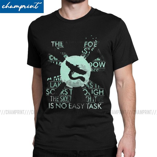 

shadow of the colossus dormin announces avion men's t shirts novelty tees short sleeve crewneck t-shirt cotton gift idea