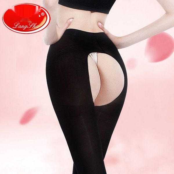 

пол свободного сексуальной pantyhoseopen ластовица весной и осенью середина толщина 120d шелка бархат langsha колготки пол свободные сексуал, Black