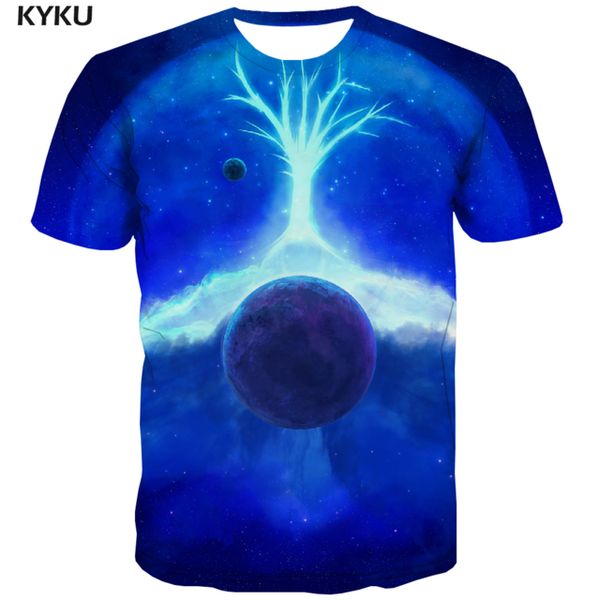 

brand galaxy psychedelic print colorful art printed punk rock 3d print shirts anime kawaii hentai men clothing