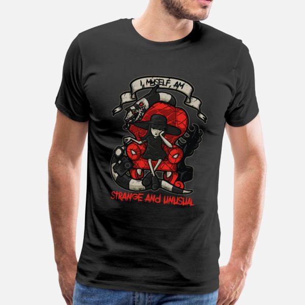 

lydia the strange t shirt men knitted cotton s-xxxl basic solid crazy authentic summer leisure shirt