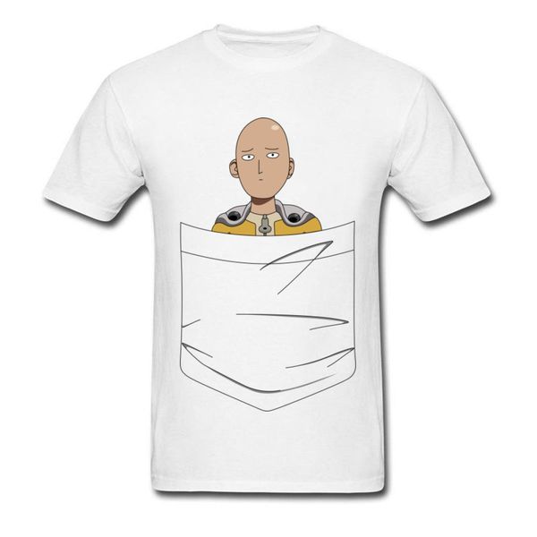 

caped baldy pocket one piece zoro luffy new design casual t shirt crewneck summer 100% cotton boy white tshirt