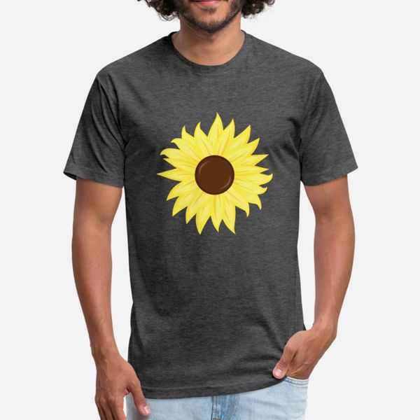 

sunflower flower t shirt men personalized short sleeve round neck trend anti-wrinkle new style summer style pattern shirt