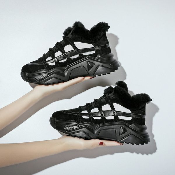 

new fashion platform winter boots women shoes black boots pu leather slip-on ankle boot buckle botas mujer bota feminina e11-92