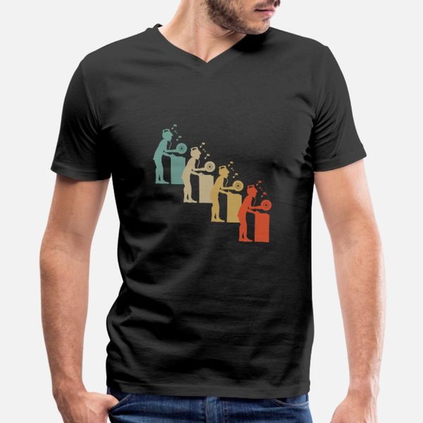 

retro vintage style vinyl turntable dj disco party t shirt men design cotton o neck leisure graphic funny casual summer style pattern shirt