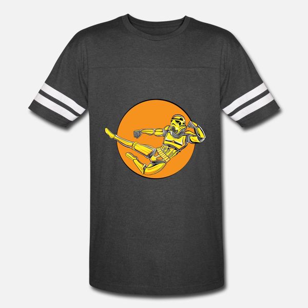 

stormtrooper meets bruce lee t shirt men fitness 100% cotton crew neck outfit fitness humor spring family shirt