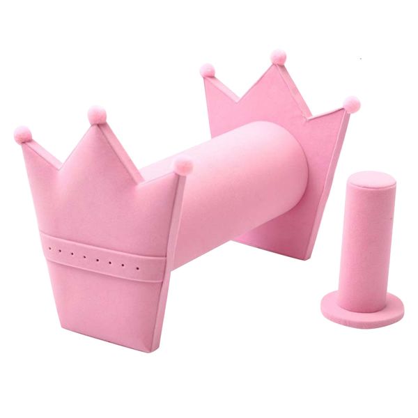 

jewelry hair hoop crown display frame pluggable earrings stud jewelry watches storage shelf rack home storage organization rack, Silver