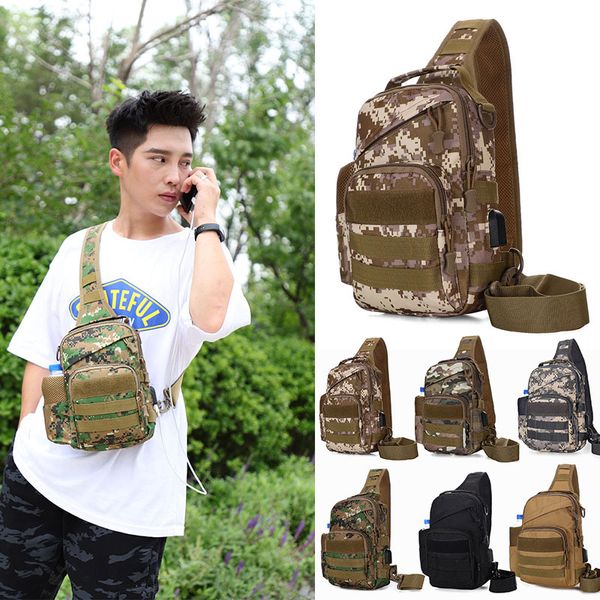 

outdoor bags men's outing sport sling bag waterproof canvas casual one shoulder cycling riding hiking climbing camping pouch
