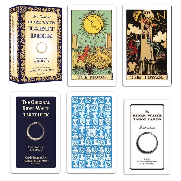 

78pcs the table tarot cards tarot for game deck playing full party board oracle english original card games entertainment pwoae jjxh