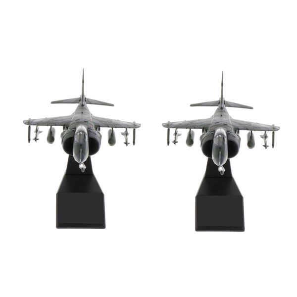 

2 pack of 1/72 jet fighter british plane diecast aircraft model