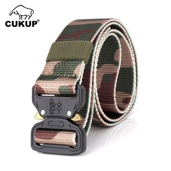 

cukup design tactical belt multifunctional vertical drop special training army fan men's nylon armed belts cbck227, Black;brown