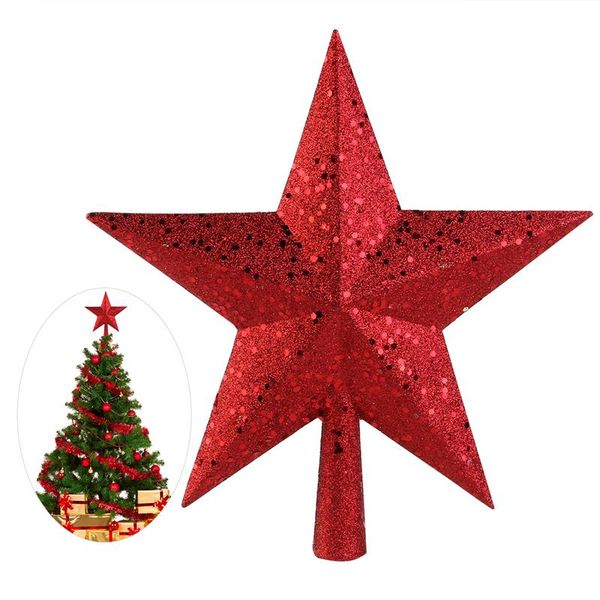 

nicexmas 9 inch christmas star christmas tree ers gold tree ornaments xmas star