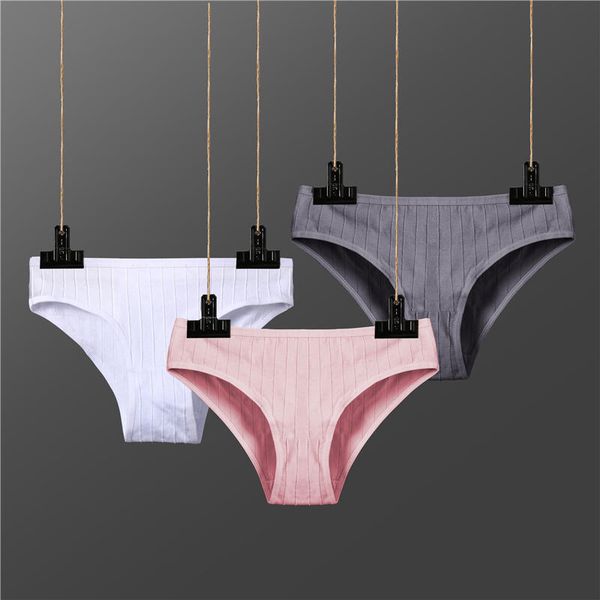 

women panties cotton underwear solid color briefs female underpants intimate lingerie women's pantys embossed heart pattern, Black;pink