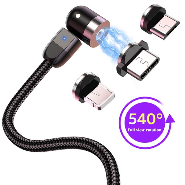 

3a magnetic cable micro usb type c charger magnet charging cord for iphone 11 pro max 7 8 plus samsung xiaomi huawei