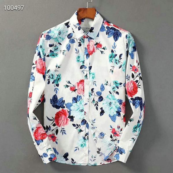 

luxury mens designer bur medusa shirts firmate business dress shirts fashion casual brand shirt print slim shirt l and v guc 071, White;black