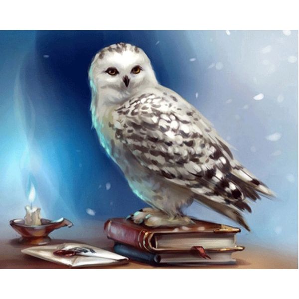 

animals full square/round diamond 5d diy diamond painting owls and books embroidery cross stitch rhinestone pictures decor gift