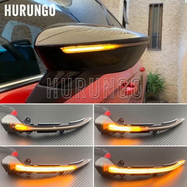 

2 pcs side wing scroll blinker startup breath light for seat leon iii 3 5f st 13-18 ibiza 5 v kj1 arona kj7 17-18