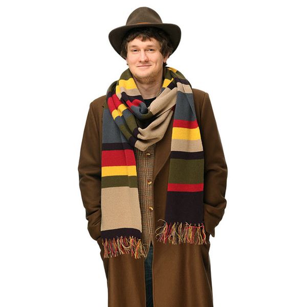 

dr who tom baker scarf cosplay fourth 4th 12' deluxe tom baker striped fashion autumn men women wear, Blue;gray