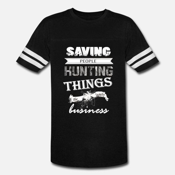

supernatural saving people and hunting things t shirt men designer cotton euro size s-3xl family fit new fashion spring autumn shirt