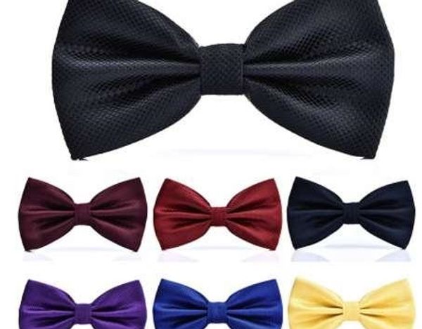 

15 цветов твердой моды bowties groom мужчина красочный плед cravat gravatá мужского брак бабочка свадебных бабочки, Black;gray