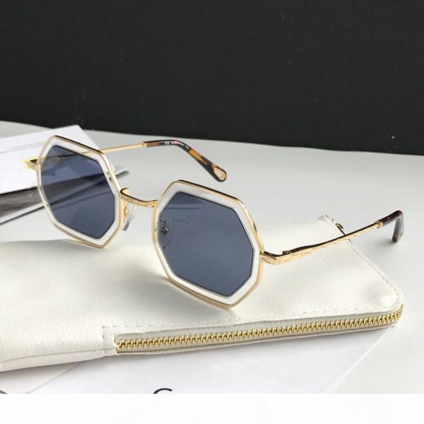 

146 sunglass женщины deisnger восемь sided форма uv400 len летний стиль adumbral бабочка дизайнер top come with case, White;black