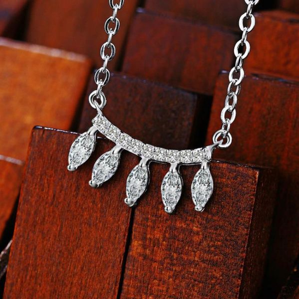 

925 silver necklace for women cadenas de plata 925 mujer gemstone christmas necklace fine jewelry diamond personalized