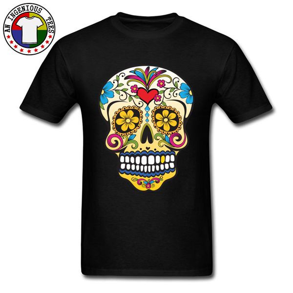 

mexico sugar skull t shirts 3d printed fitnesst tshirts for men dia de los muertos p'p skull art t-shirts cool fashion man tees