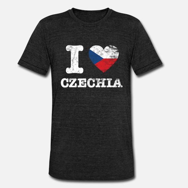 

i love czechia t shirt men create cotton size s-3xl homme interesting basic spring vintage shirt