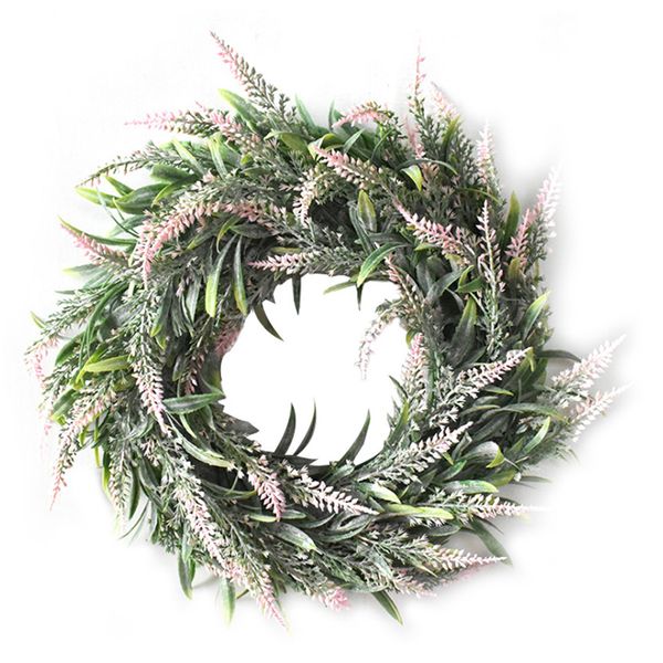 

30cm simulation lavender front door flowers window multi use artificial wreath