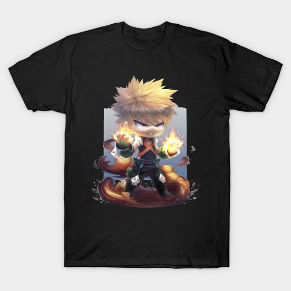 

men t-shirt chibi bakugo tshirt women t shirt men cotton tees harajuku