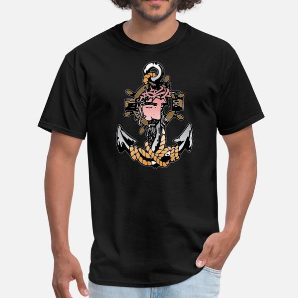 

jesus anker t shirt men custom tee shirt round neck gents fitness new fashion spring standard shirt