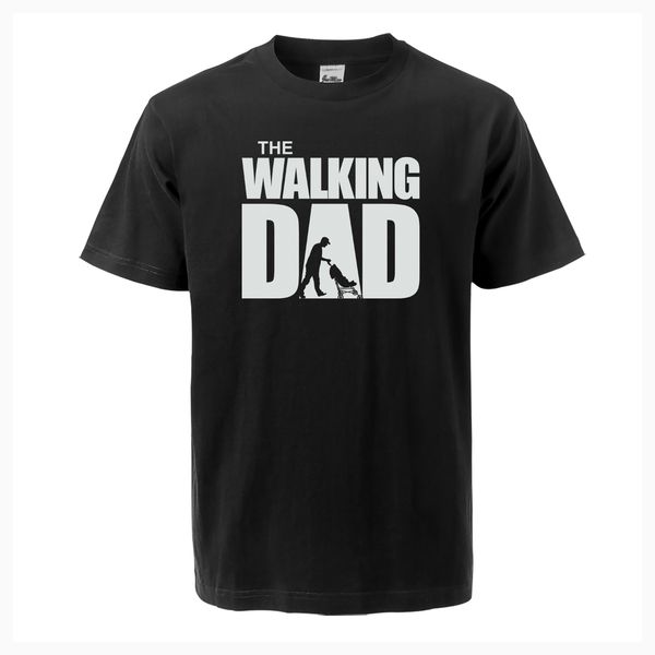 

the walking dad funny men t shirt summer casual hip hop style streetwear cotton slim fit tv show harajuku t-shirt