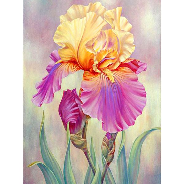 

полный квадрат / круглый алмазный 5d diy алмазный картина dichroic цветок вышивки крестом горный хрусталь мозаика home decor