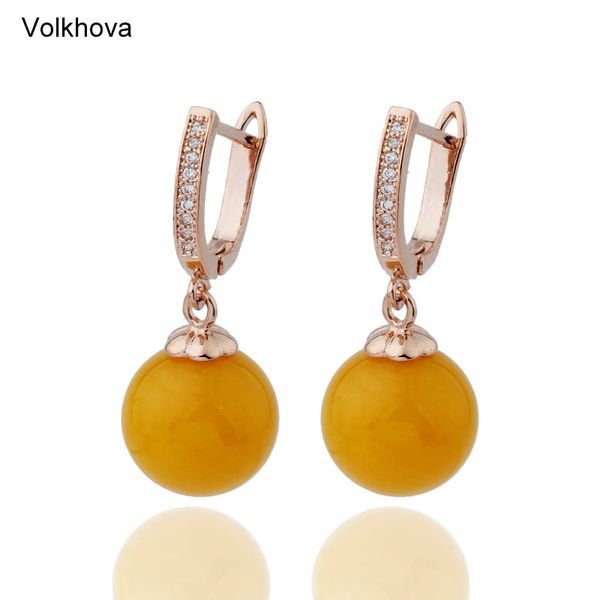 

dangle & chandelier volkhova beeswax cute earrings charming fashion jewelry round geometric statement earring for party, Silver